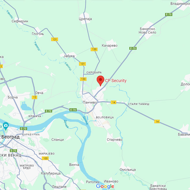 CP-Security-google-mape-pancevo